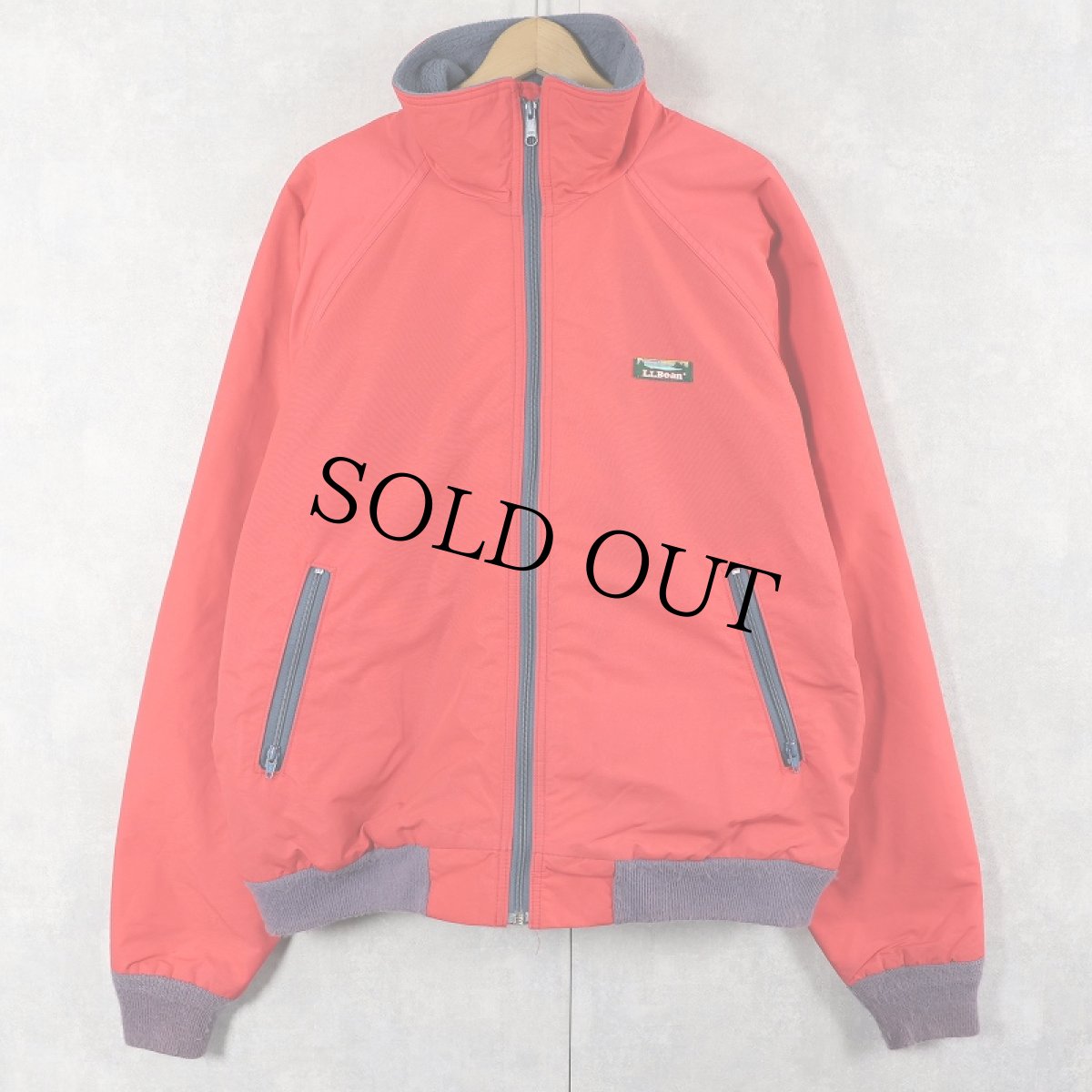 画像1: 80〜90's L.L.Bean USA製 フリースライナー シェルドジャケット XL (1)