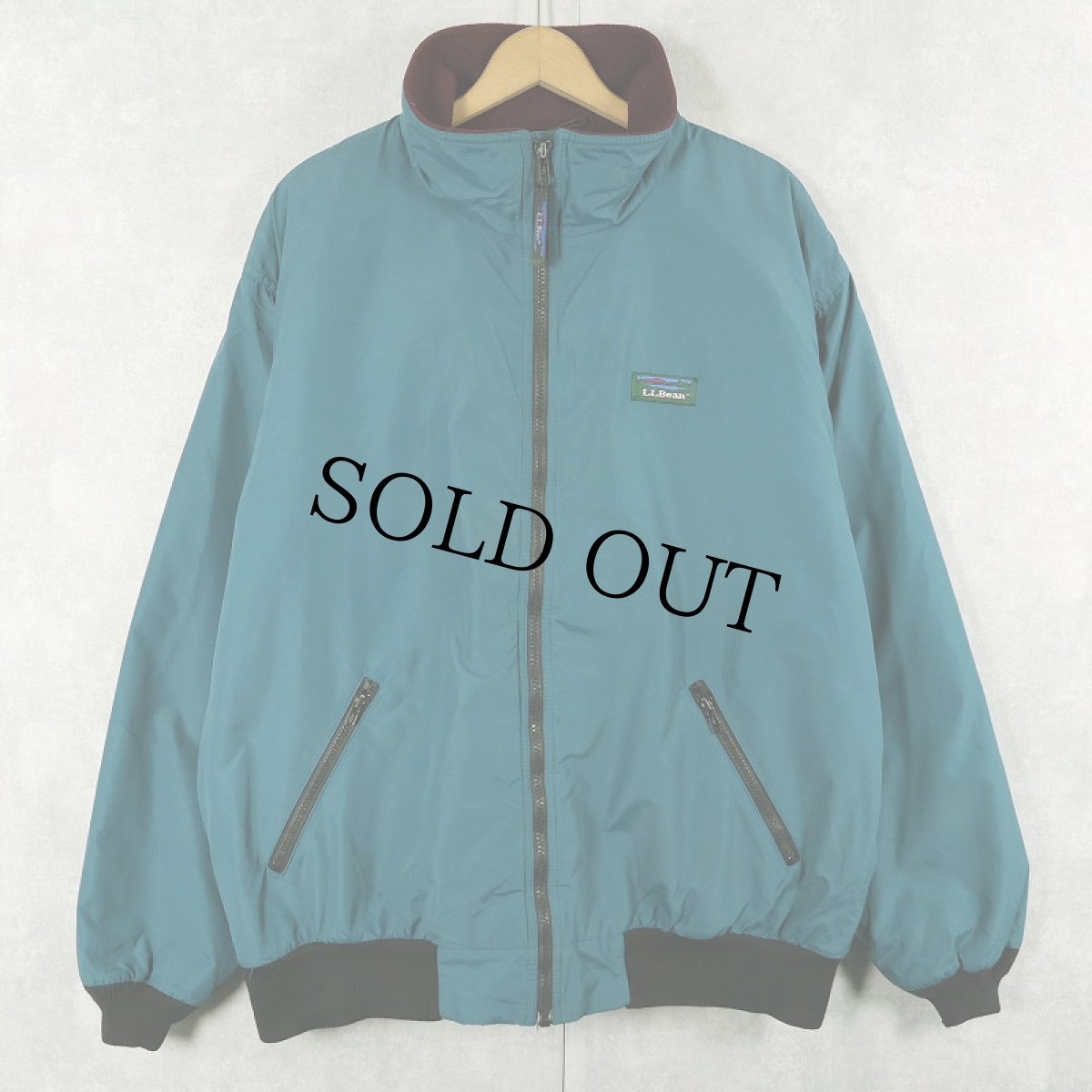 画像1: 80〜90's L.L.Bean "Warm-up Jacket" フリースライナー シェルドジャケット (1)