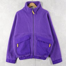 画像1: 80's L.L.Bean USA製 ナイロン切り替えフリースジャケット M (1)