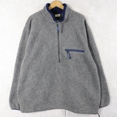 画像1: 90's L.L.Bean ハーフジップ パイルフリースジャケット (1)