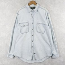画像1: 80〜90's POLO COUNTRY Ralph Lauren デニムシャツ XL (1)