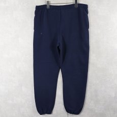 画像2: 90's RUSSELL ATHLETIC USA製 スウェットパンツ NAVY L (2)