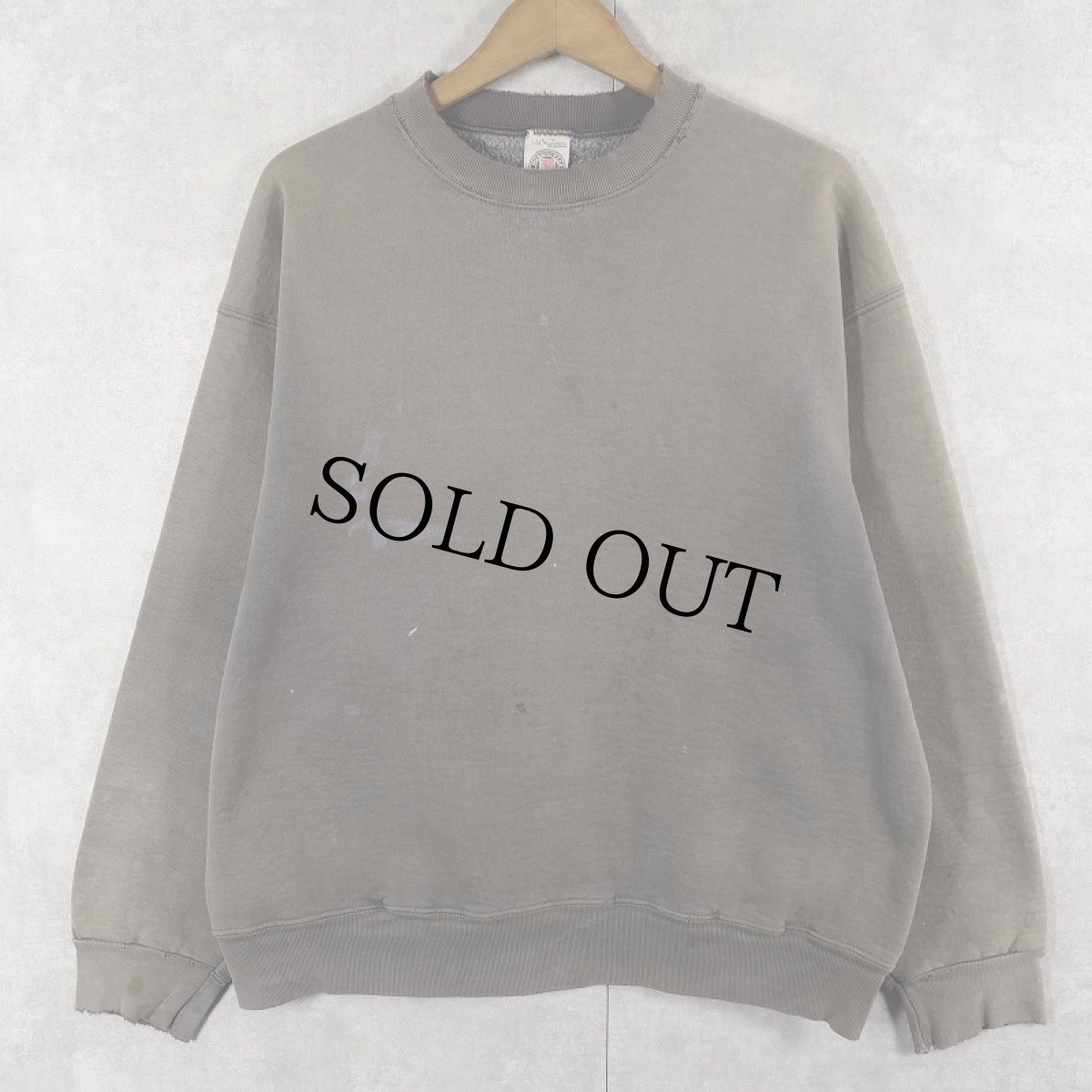 画像1: MUNSINGWEAR フェードスウェット L (1)