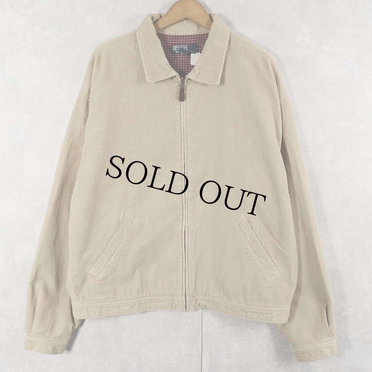 画像1: POLO Ralph Lauren コーデュロイスイングトップ XL (1)