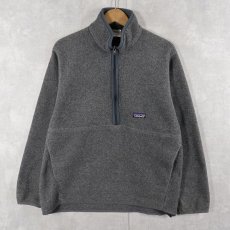 画像1: 2000's Patagonia ハーフジップ シンチラフリースプルオーバージャケット M (1)