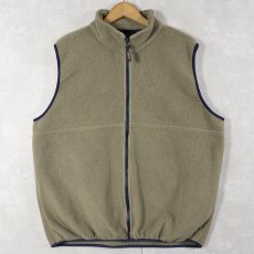画像1: 2000's L.L.Bean フリースベスト L (1)
