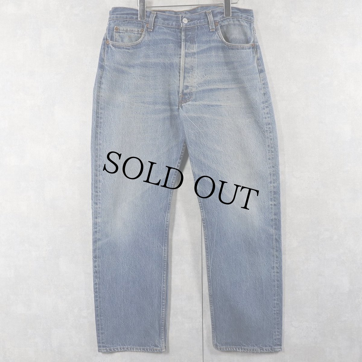 画像1: 〜90's Levi's 501 USA製 デニムパンツ W35 (1)