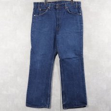画像2: 90's Levi's 517 USA製 オレンジタブ ブーツカットデニムパンツ W36 (2)