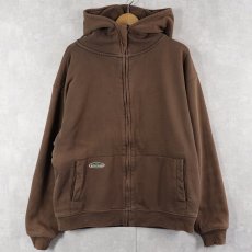画像1: Arborwear ロゴ刺繍 ヘビーウェイト スウェットジップパーカー XL (1)
