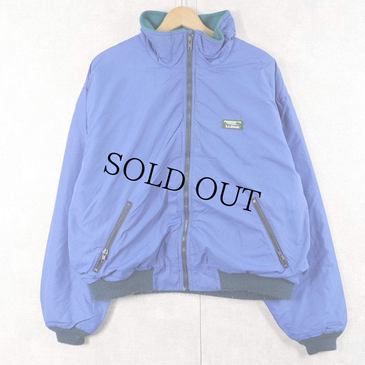 画像1: 80〜90's L.L.Bean フリースライナー シェルドジャケット (1)