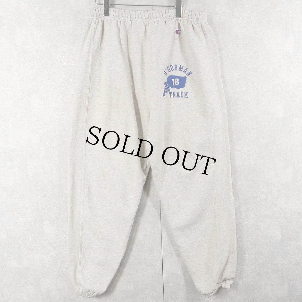 画像1: Champion PREMIUM REVERSE WEAVE "O'GORMAN TRACK" ウィングフット プリントスウェットパンツ  (1)