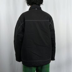 画像4: 90's〜 COLD COMPANY ITALY製 ステッチデザイン 中綿入りジャケット BLACK M (4)