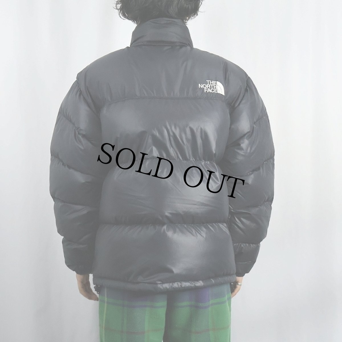 画像4: 90's THE NORTH FACE NUPTSE ダウンジャケット BLACK L (4)