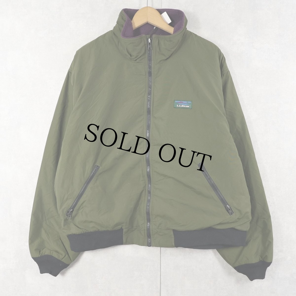 画像1: 80〜90's L.L.Bean "Warm-up Jacket" フリースライナー シェルドジャケット (1)