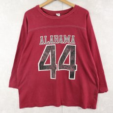 画像1: 70's ARTEX USA製 "ALABAMA 44" フットボールロンT XL (1)