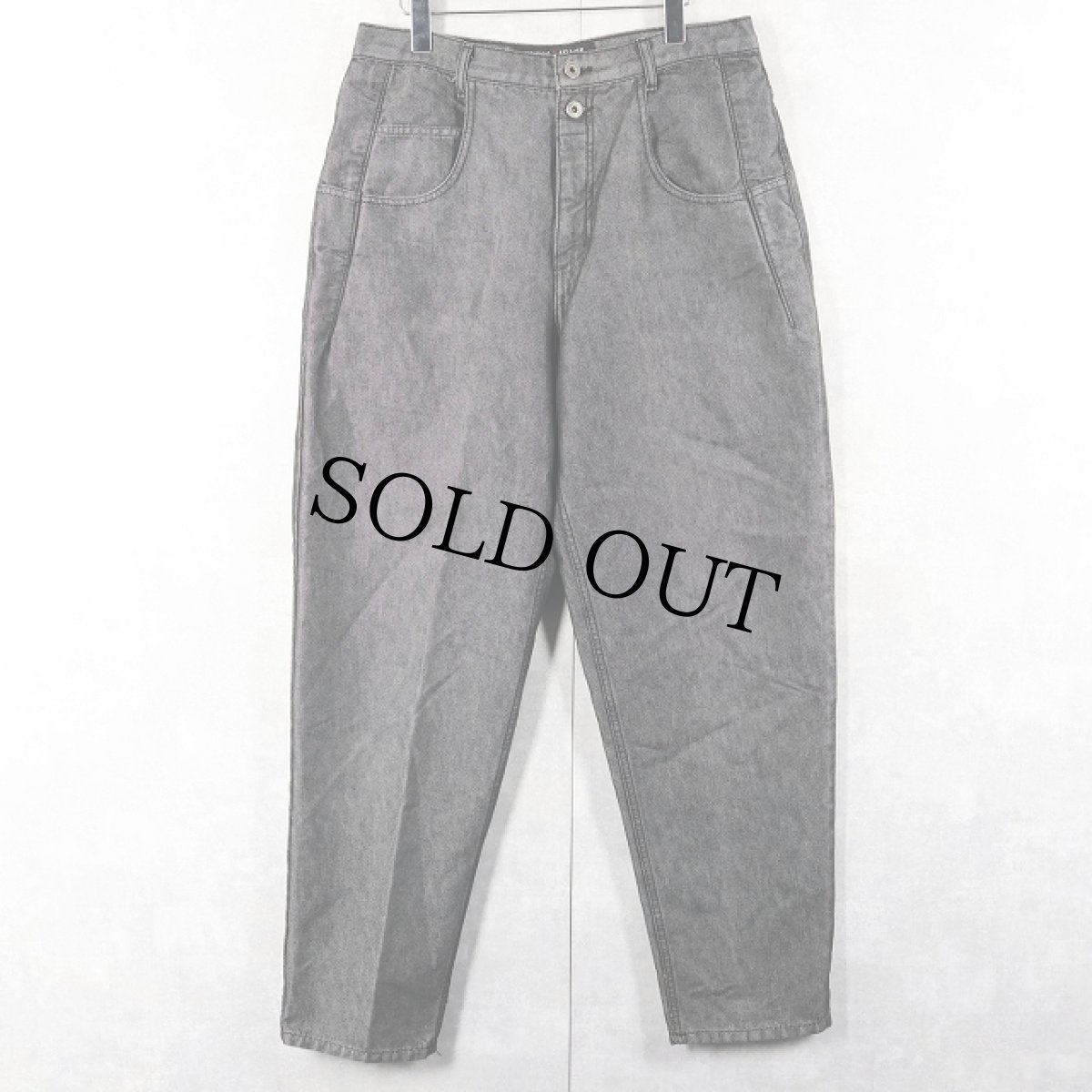 画像2: 90's GUESS USA製 シャイニーデニムパンツ W32 (2)