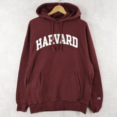 画像1: Champion ORIGONAL REVERSE WEAVE "HARVARD" プリントスウェットフーディー M  (1)