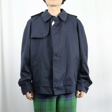 画像2: 90's Burberrys' ウールライナー付き コットン×ポリエステルジャケット NAVY SIZE44 (2)