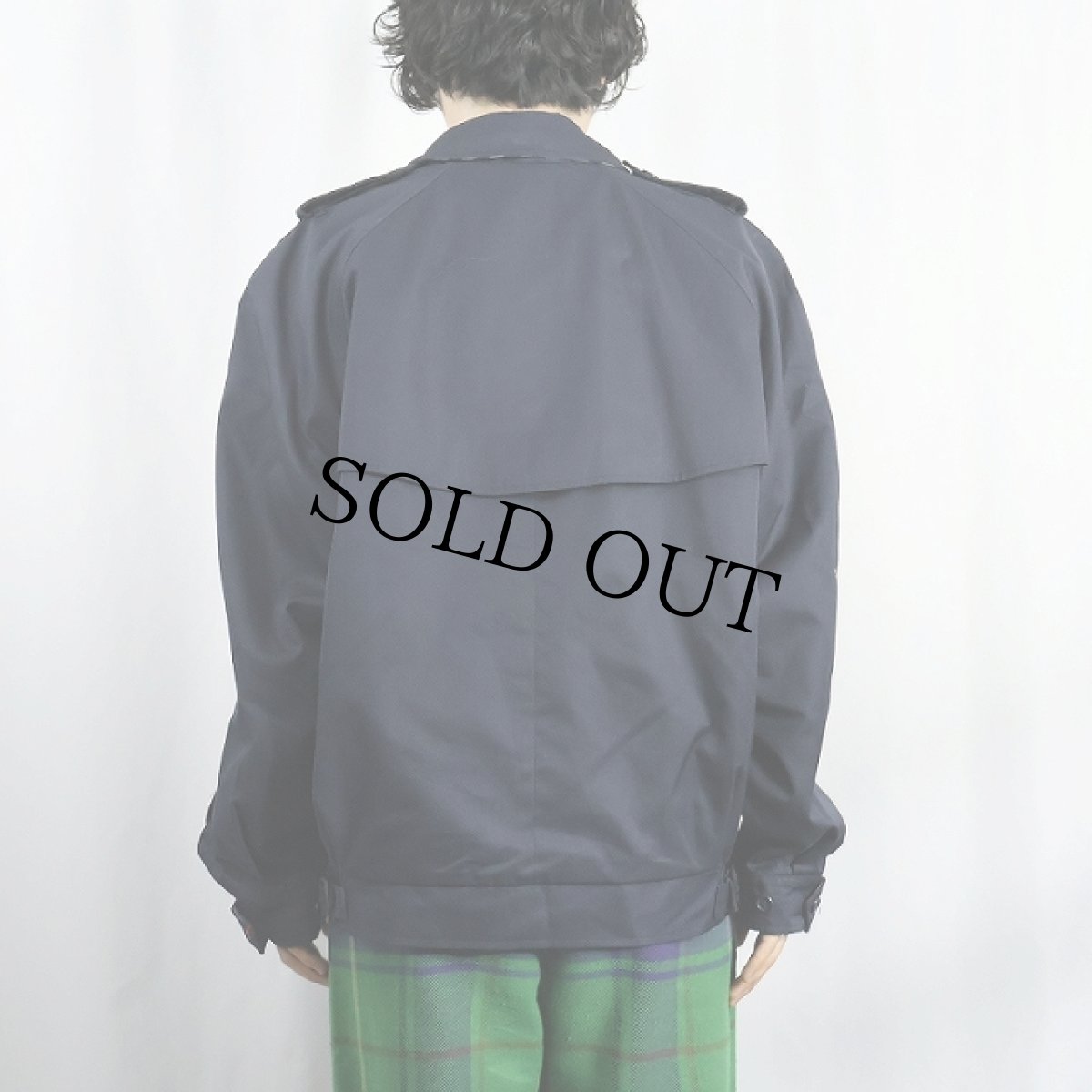 画像3: 90's Burberrys' ウールライナー付き コットン×ポリエステルジャケット NAVY SIZE44 (3)