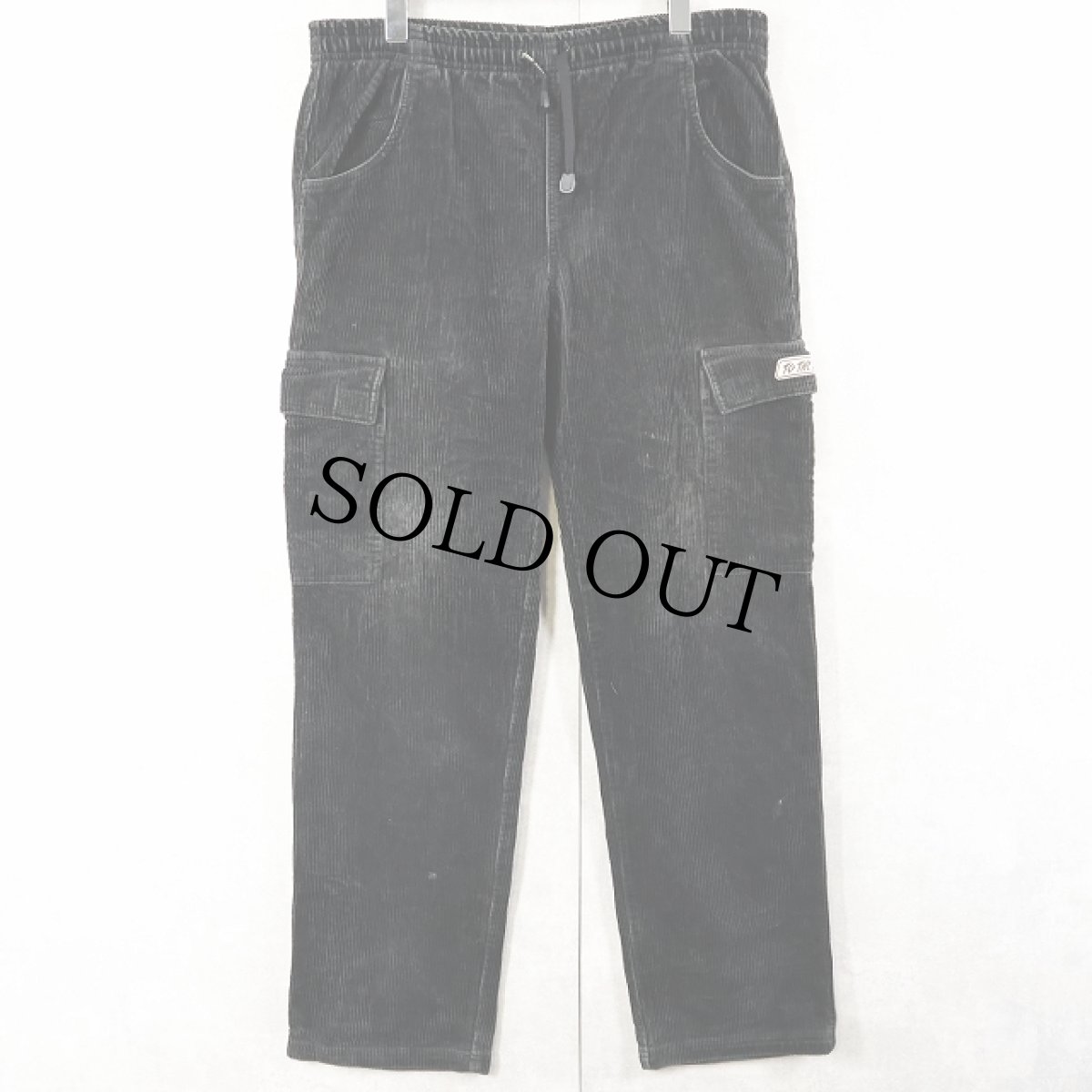 画像3: TO THE LIMIT 太畝コーデュロイカーゴパンツ BLACK S (3)