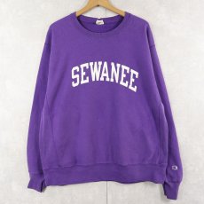 画像1: Champion REVERSE WEAVE "SEWANEE" プリントスウェット L (1)
