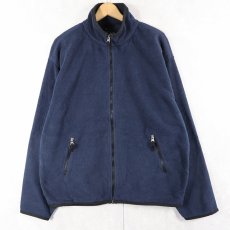画像1: GAP フリースジャケット NAVY L (1)