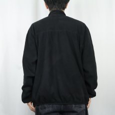 画像3: 90's LANDS'END フリースジャケット BLACK L (3)