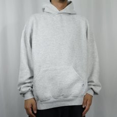 画像2: 90's RUSSELL ATHLETIC USA製 無地スウェットフーディー XL (2)