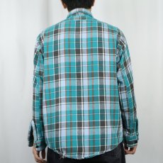 画像3: 70's Mr.Leggs チェック柄 ヘビーネルシャツ (3)