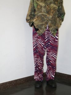 画像1: 90's ZUBAZ 総柄 コットンポリ イージーパンツ L (1)