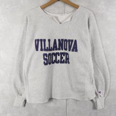 画像1: 90's Champion REVERSE WEAVE "VILLANOVA SOCCER" カットオフ プリントスウェット (1)