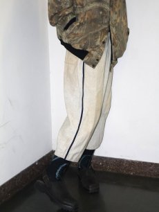 画像1: 50〜60's SANFORIZED サイドライン ウールベースボールパンツ W36 (1)