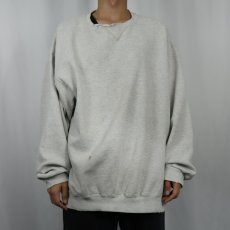 画像2: 90's L.L.Bean by RUSSELL ATHLETIC USA製 前V 無地スウェット XL (2)