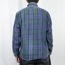 画像3: 90's POINTER BRAND チェック柄 ヘビーネルシャツ (3)