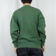画像3: 90's L.L.Bean by RUSSELL ATHLETIC USA製 ヘンリーネック 無地スウェット M (3)