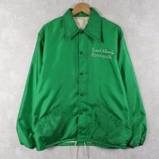 画像1: 70〜80's THE JACKET MAN "State 4-H Teen Council" チェーン刺繍 コーチジャケット M (1)