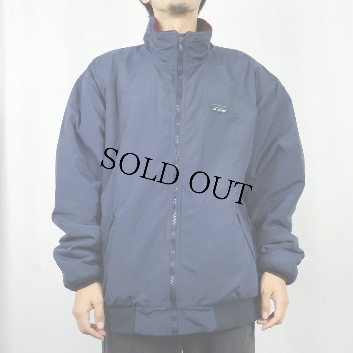 画像2: 80〜90's L.L.Bean "Warm-up Jacket" フリースライナー シェルドジャケット (2)