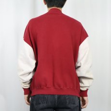 画像3: 90's L.L.Bean by RUSSELL ATHLETIC USA製 スウェットスタジャン L (3)