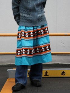 画像2: 70's〜 SEMINOLE パッチワークスカート (2)