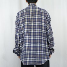 画像3: 70〜80's FIVE BROTHERS USA製 チェック柄 ライトネルシャツ XL (3)
