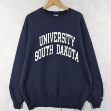 画像1: 90's Champion REVERSE WEAVE USA製 "UNIVERSITY SOUTH DAKOTA" プリントスウェット XL (1)