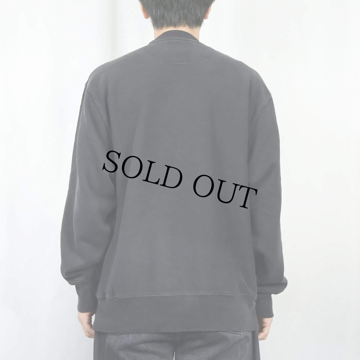 画像3: 【お客様HOLD中】Champion REVERSE WEAVE "DEPAUW" プリントスウェット BLACK M (3)