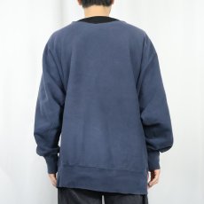 画像3: Champion REVERSE WEAVE "HAMILTON" カットオフ プリントスウェット NAVY  (3)