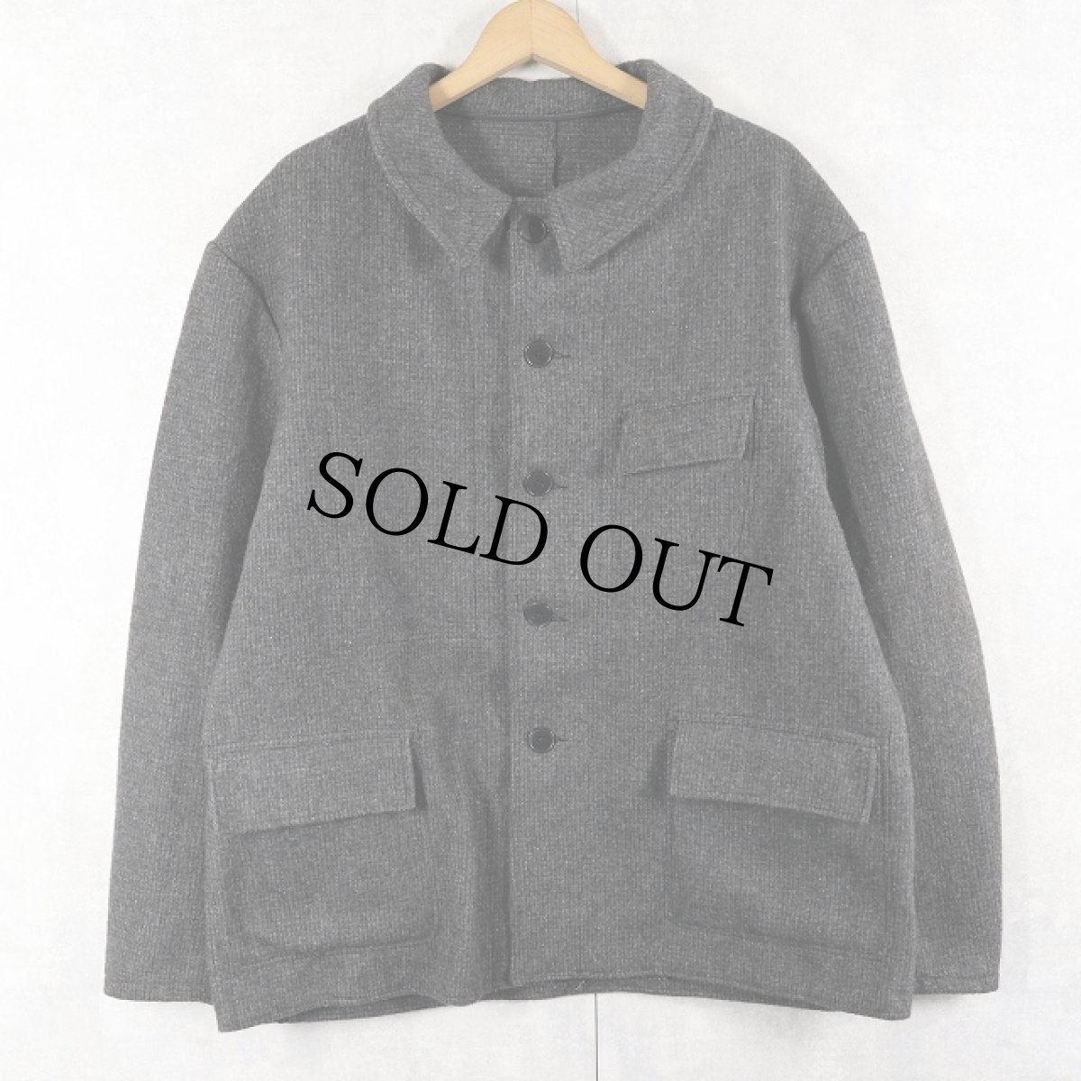 画像1: 50's FRENCH ウールファーマーズジャケット (1)