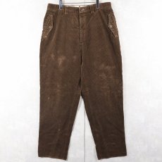 画像3: 90's Ralph Lauren POLO SPORT USA製 太畝コーデュロイパンツ W34 (3)
