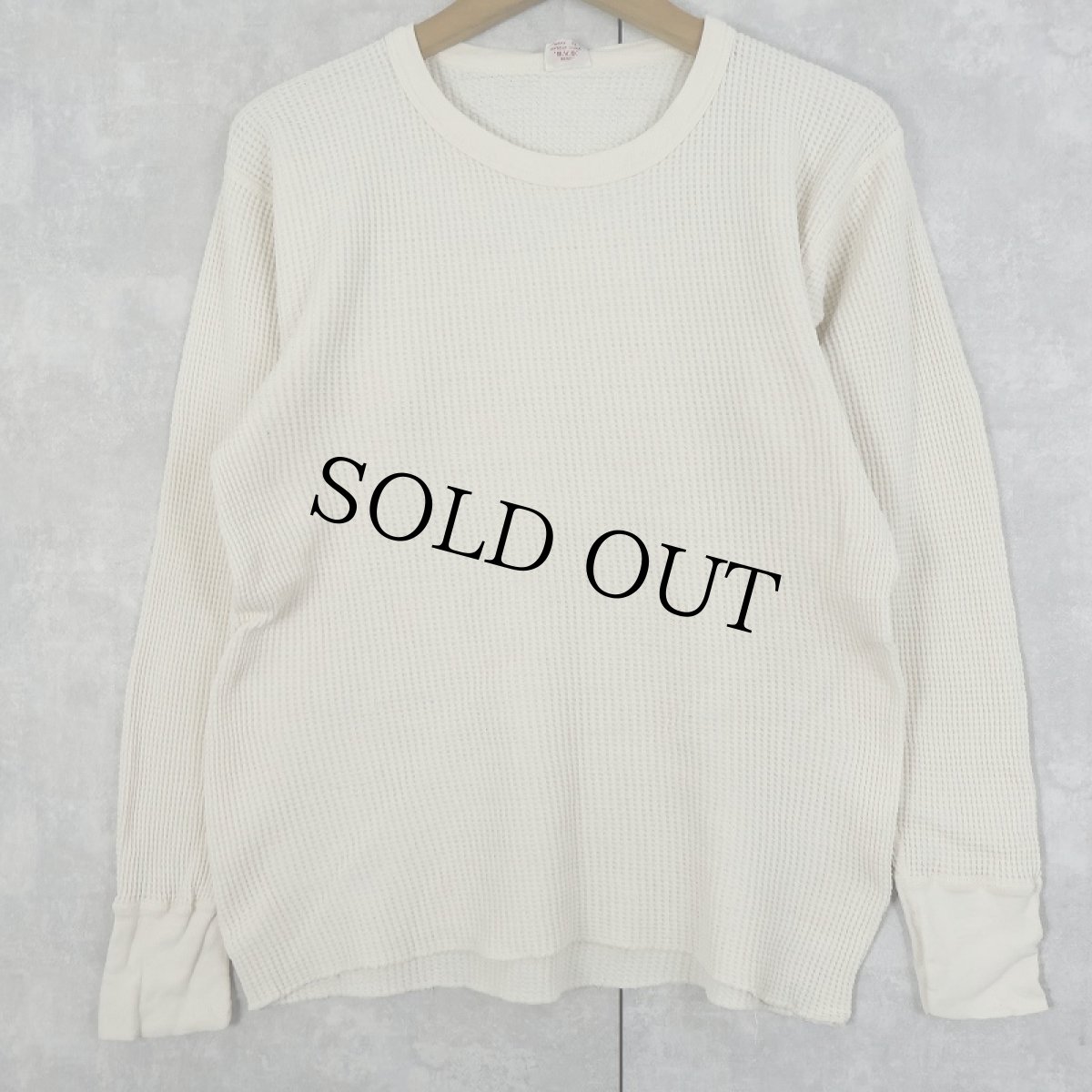 画像1: 60's B.V.D. サーマルロンT M (1)