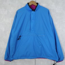 画像1: GAP ARCTIC FLEECE ナイロン×フリース ハーフジップ リバーシブルジャケット M (1)
