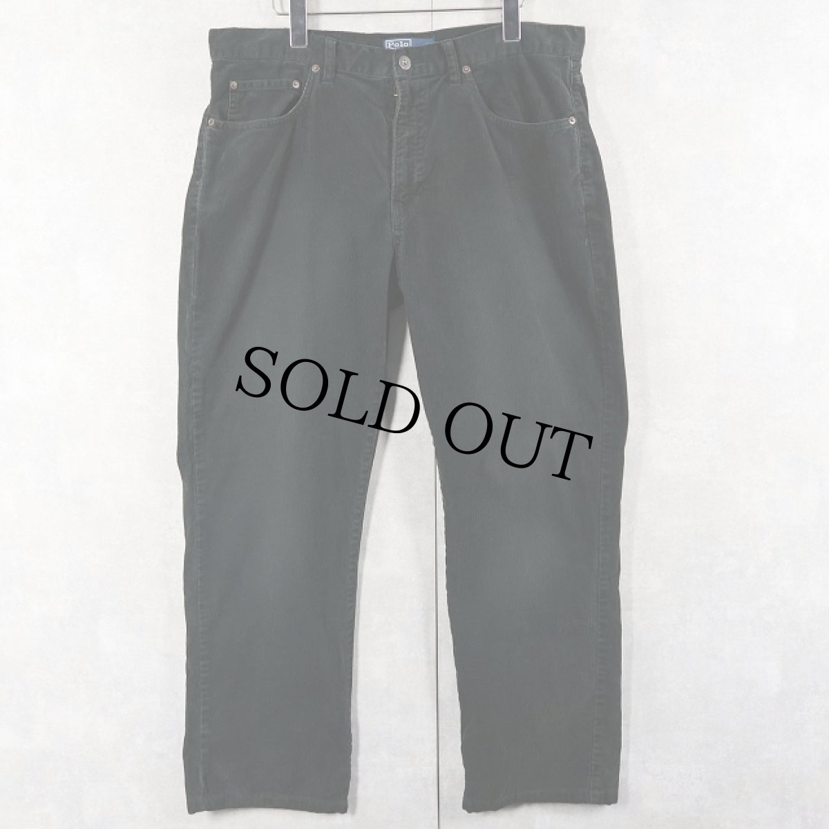 画像2: POLO Ralph Lauren コーデュロイパンツ BLACK W35 (2)