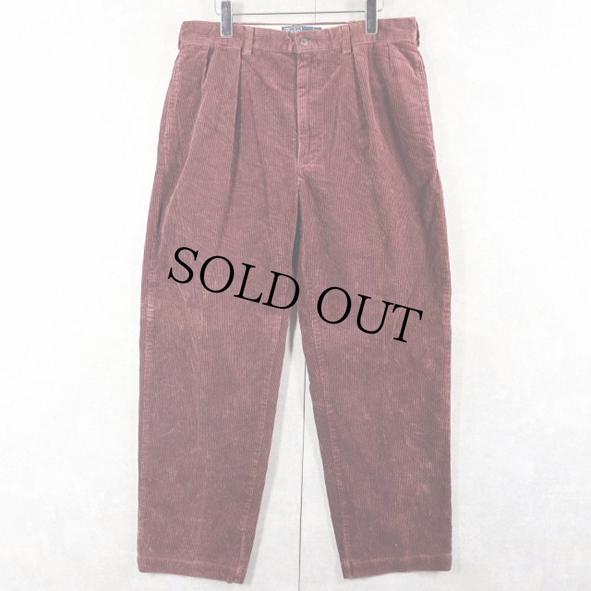 画像2: 90's〜 POLO Ralph Lauren "ANDREW PANT" 太畝 コーデュロイパンツ W34 (2)