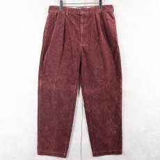 画像2: 90's〜 POLO Ralph Lauren "ANDREW PANT" 太畝 コーデュロイパンツ W34 (2)